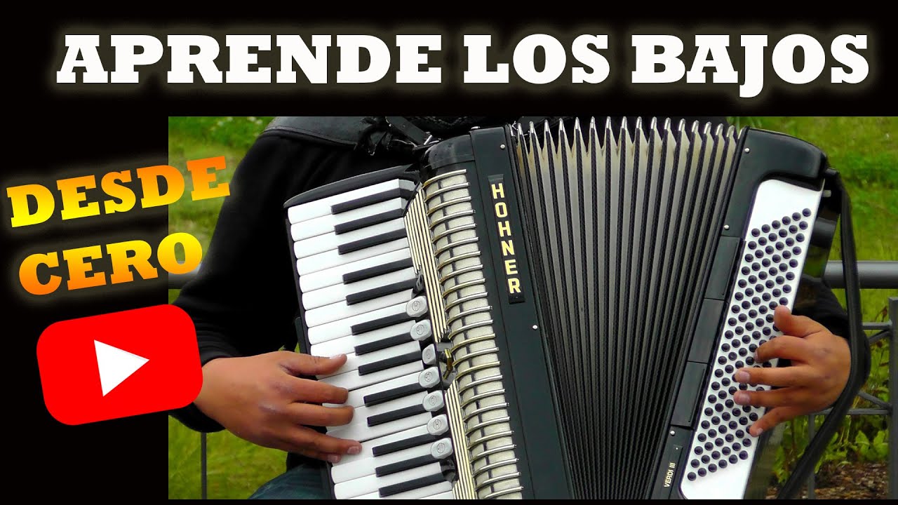 🔴 como tocar los BAJOS DEL ACORDEON #acordeon #bajosacordeon #acordeontutorial