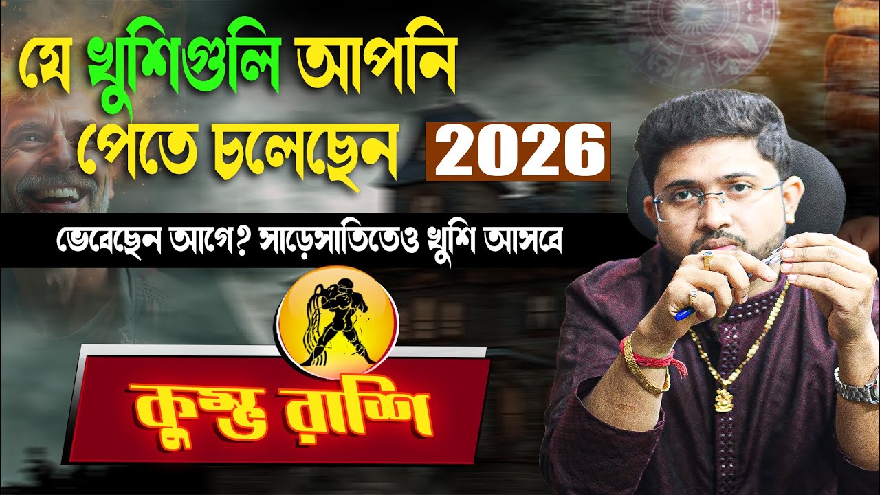 কুম্ভ রাশি। Aquarius Sign🏺। যে খুশিগুলির কারণে 2026 আপনার জন্য special।