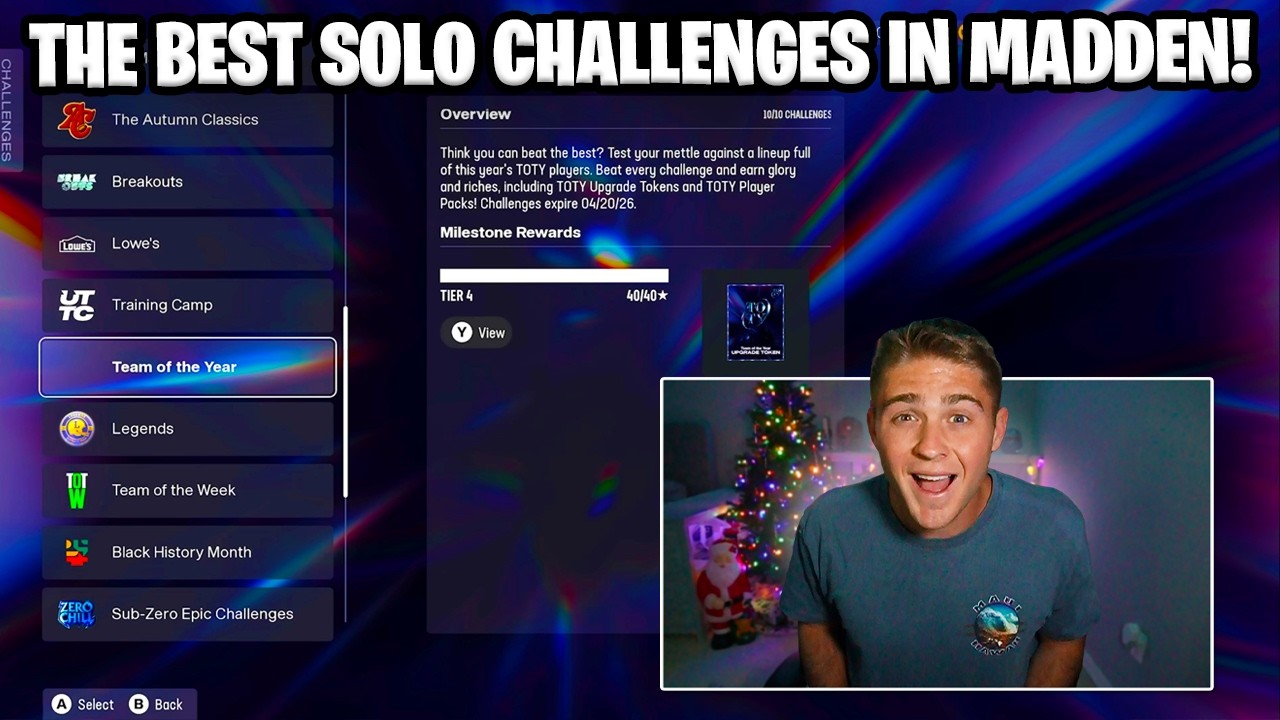 The BEST Solo Challenges YOU NEED To DO Today in Madden 26!