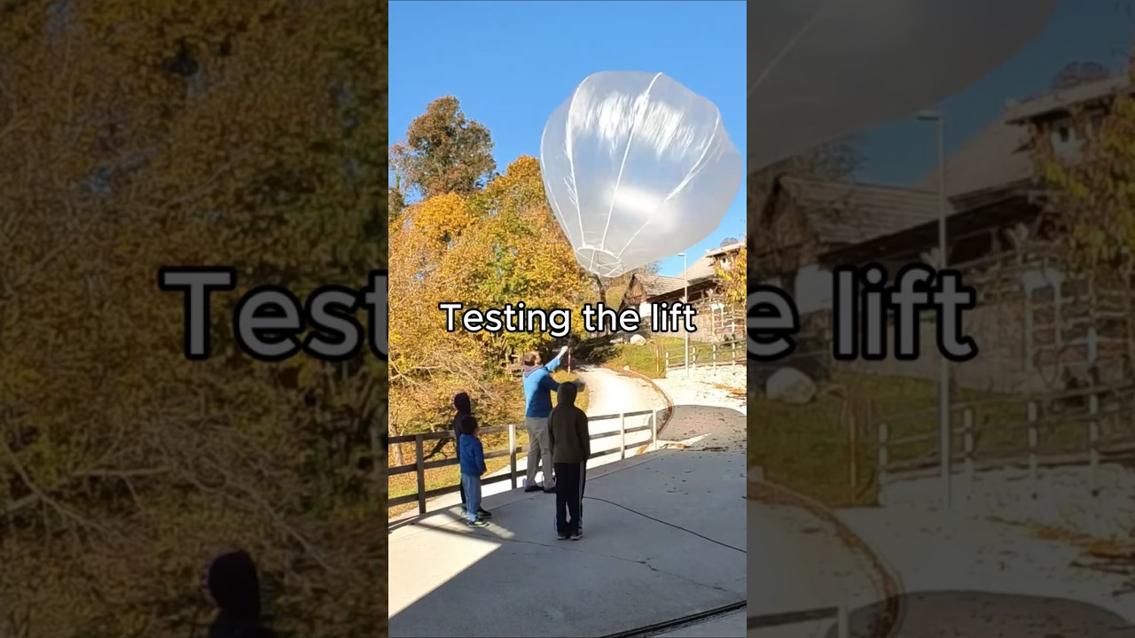 DIY Hot Air Balloon For RC Skydiver Drop
