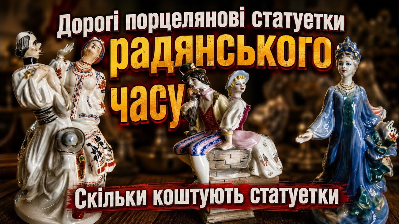 Дорогі статуетки радянського часу. Скільки коштують порцелянові статуетки