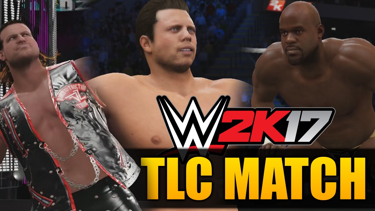 WWE 2K17 TLC TRIPLE THREAT MATCH!