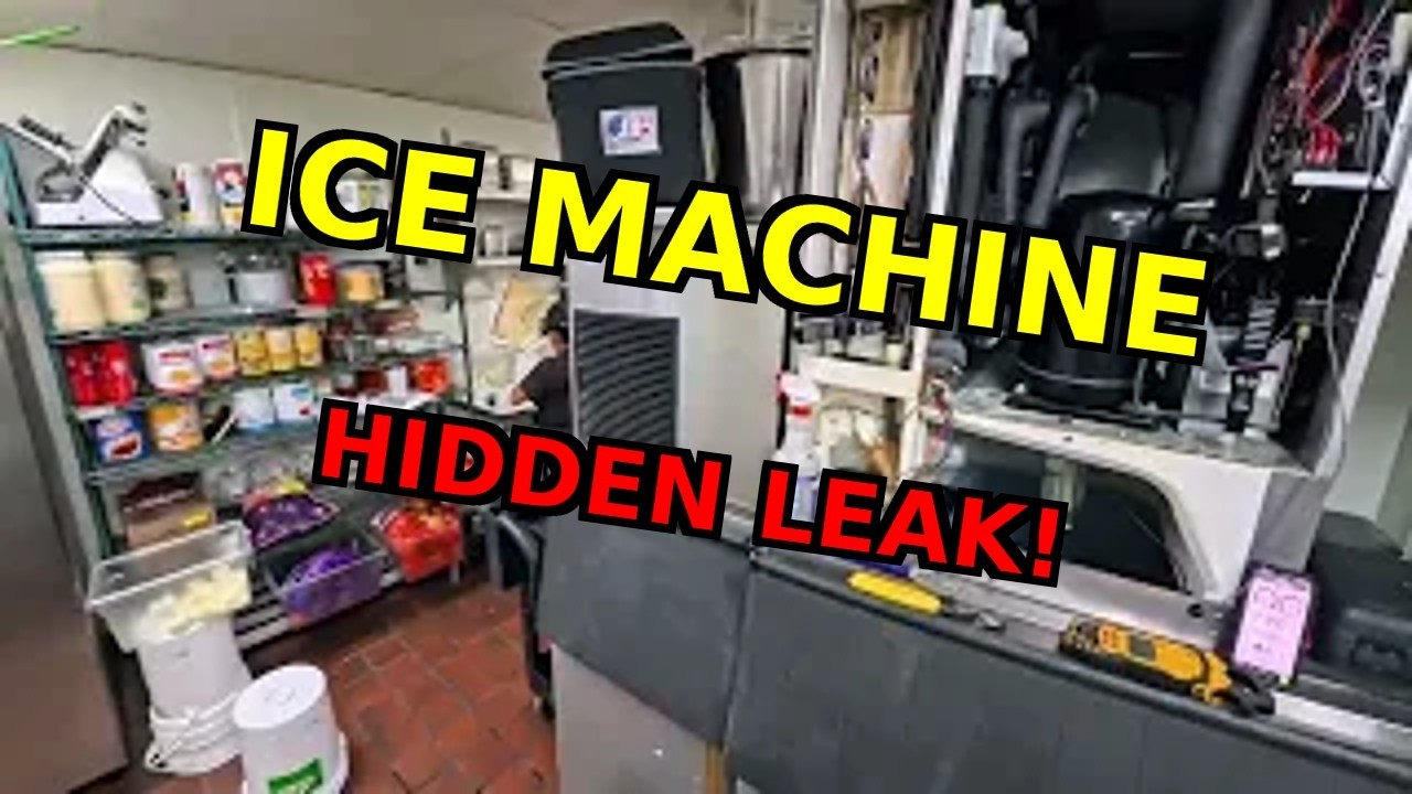 Hoshizaki Ice Machine – 3 Beeps, No Cooling, and a Hidden Leak 🧊🔍