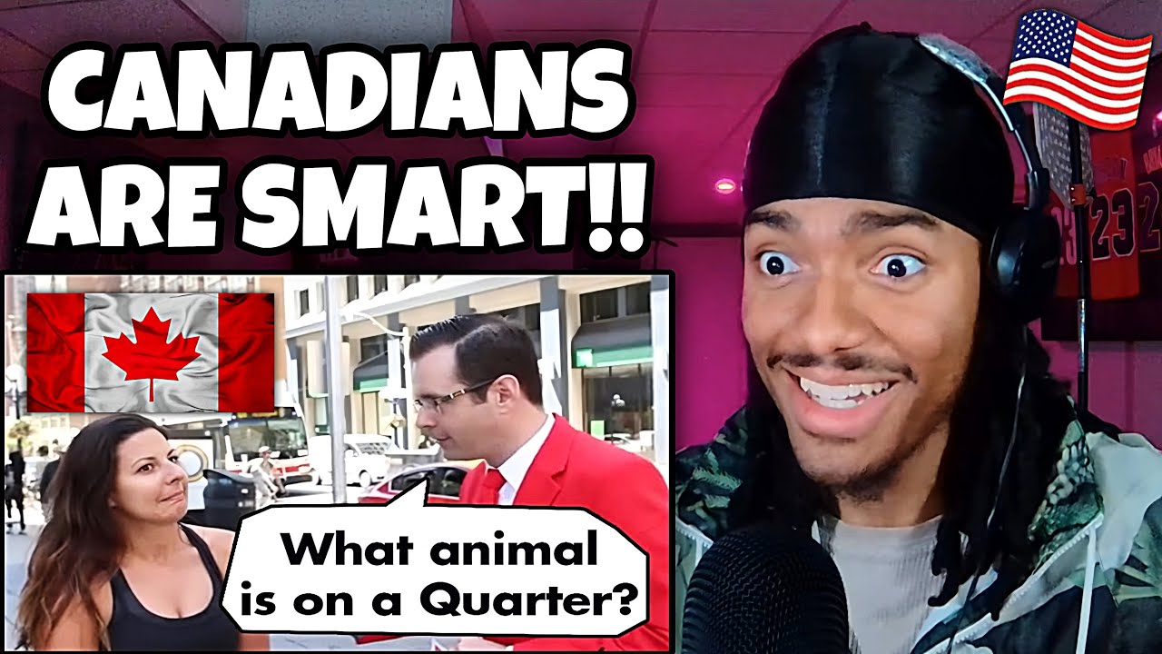 AMERICAN REACTS To Canadians Answering Canadian Trivia