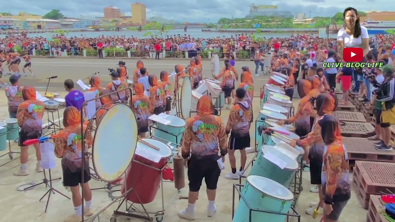 TRIBU FAMILIA SAGASA DRUMMERS OPENING SALVO DINAGYANG FESTIVAL 2023 #dinagyang2023  #iloilocity