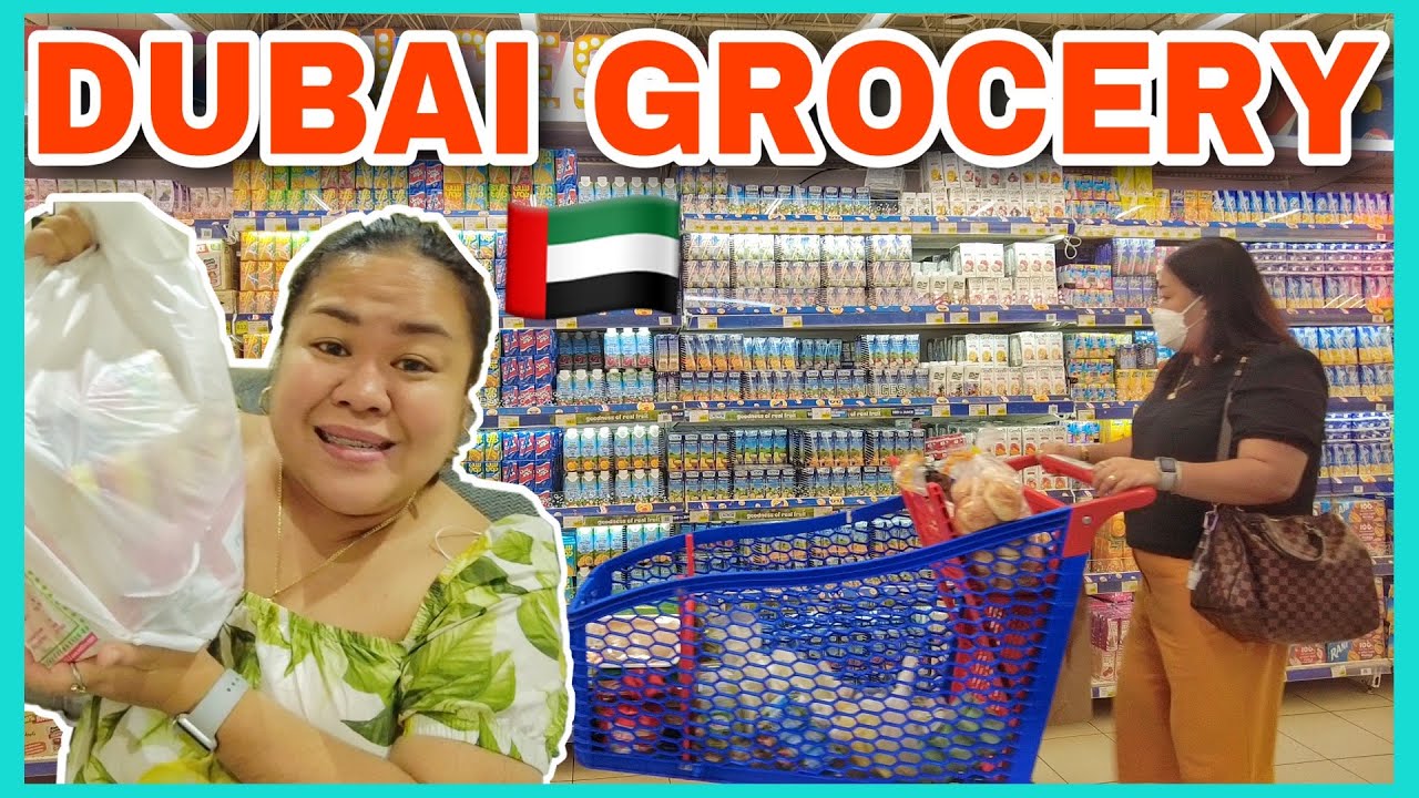 MONTHLY GROCERY SHOPPING & HAUL || IRISH AYZ (DUBAI VLOGS)