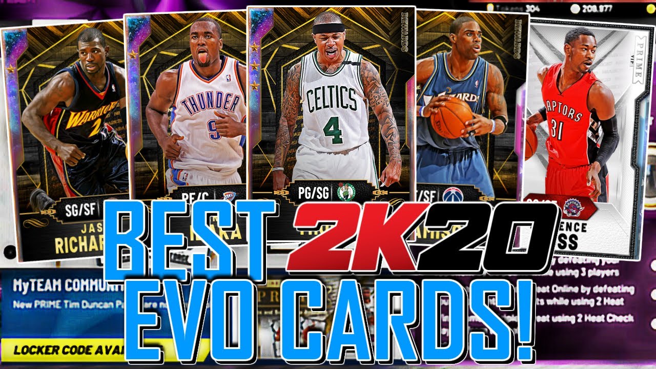 THE BEST EVO CARDS IN 2K20 MYTEAM! BUDGET EVO CARDS & GALAXY OPALS! (NBA 2K20 MYTEAM)