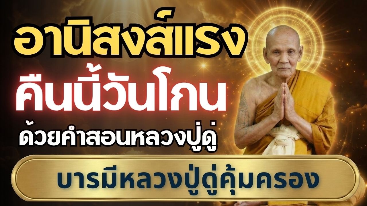 คืนวันโกน ฟังธรรมะ เมตตาบารมี หลวงปู่ดู่คุ้มครอง #แผ่เมตตา #ธรรมะก่อนนอน #วันพระ #บารมีธรรม