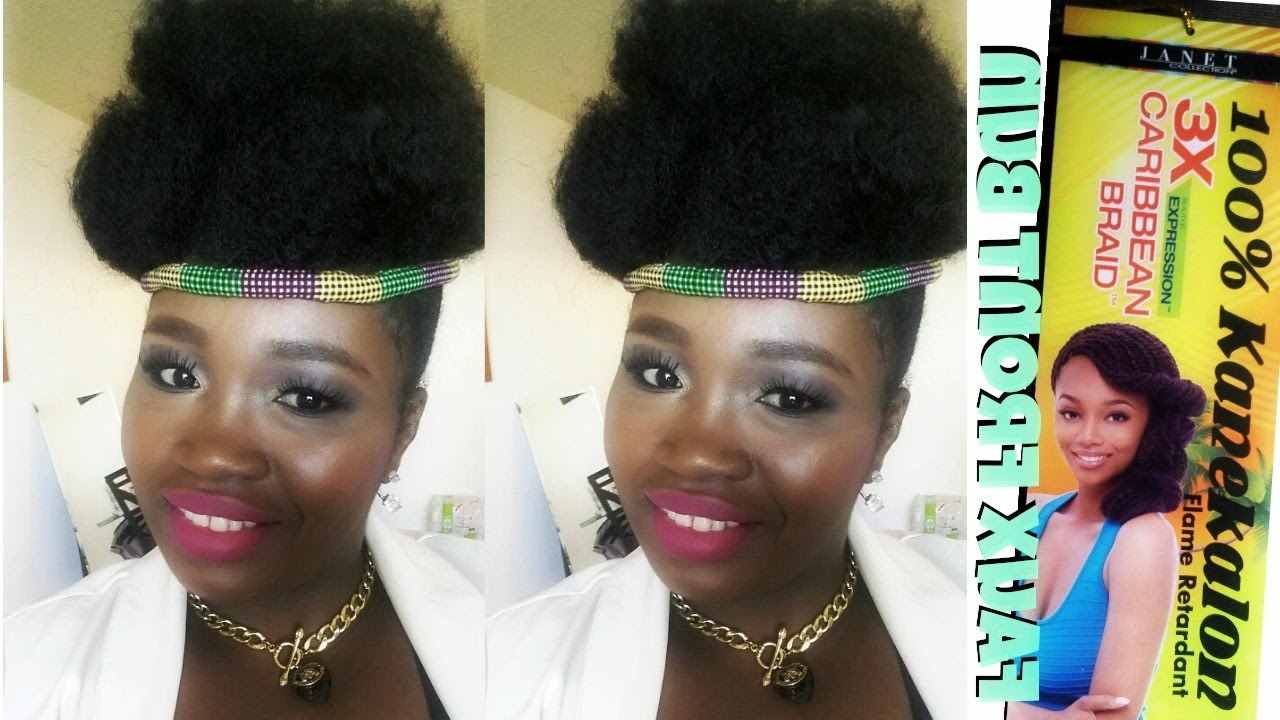 EASY FAUX BUN | EXPRESSION CARIBBEAN BRAID