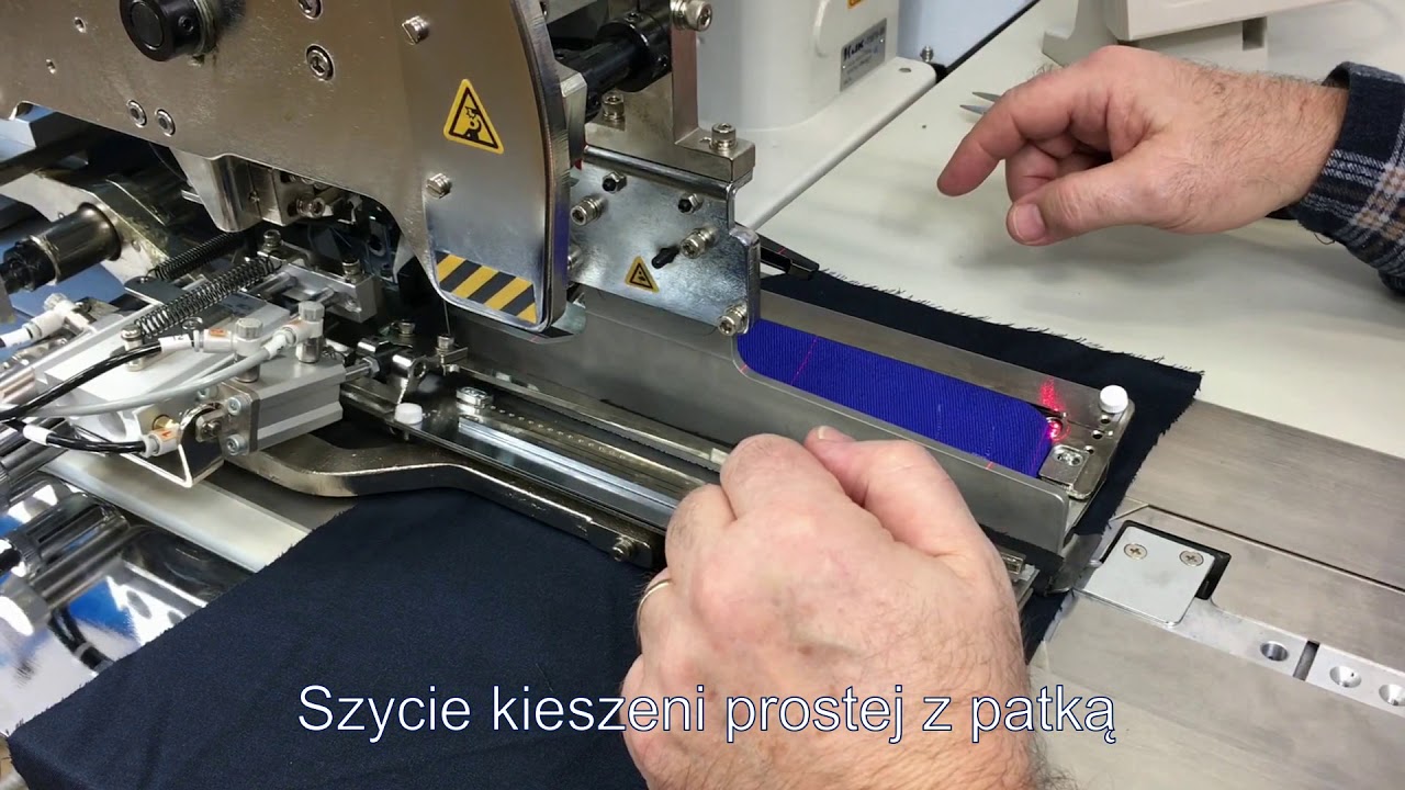 Automat JACK JK-T5878-68 przeznaczony do odszywania kieszeni prostych