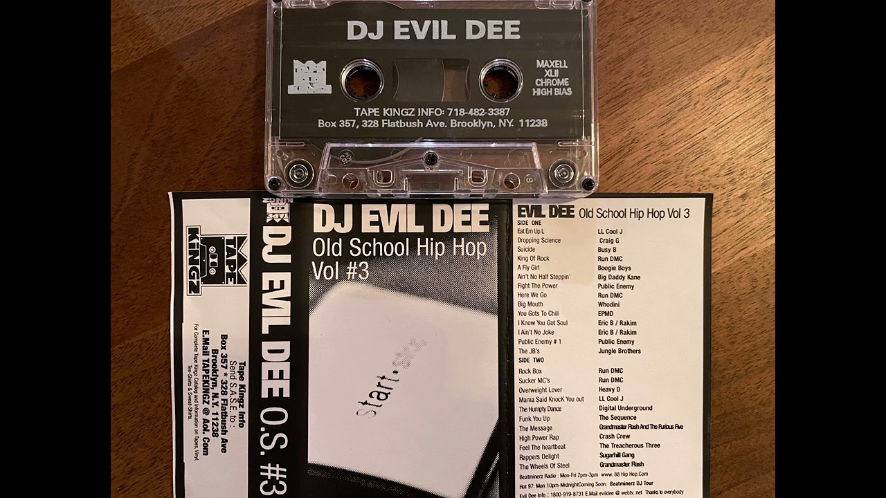 DJ Evil Dee - Old School Hip Hop Vol 3 (Mix 90's Brooklyn NY)