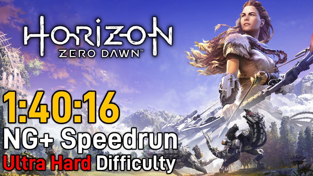 Horizon Zero Dawn Speedrun - NG+ Ultra Hard in 1:40:16 (Former WR)