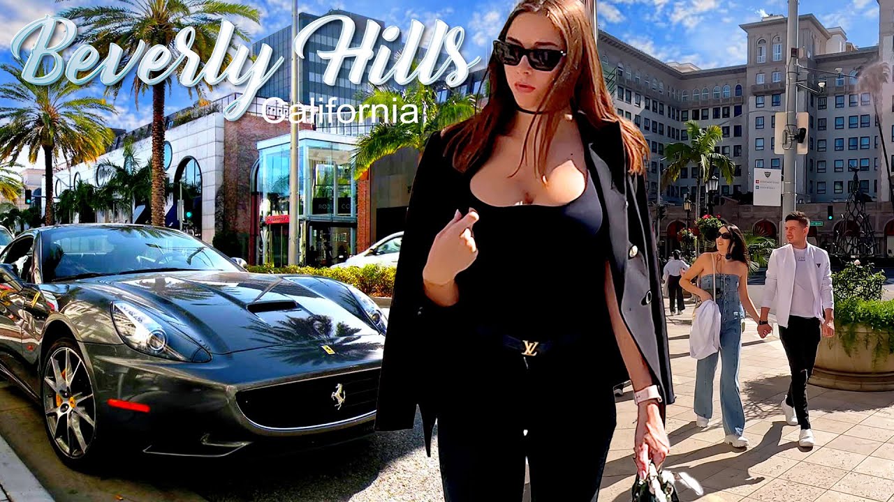 Beverly Hills Walking Tour in Los Angeles, Lifestyles of the Rich and Famous, Supercars, Exotic Cars