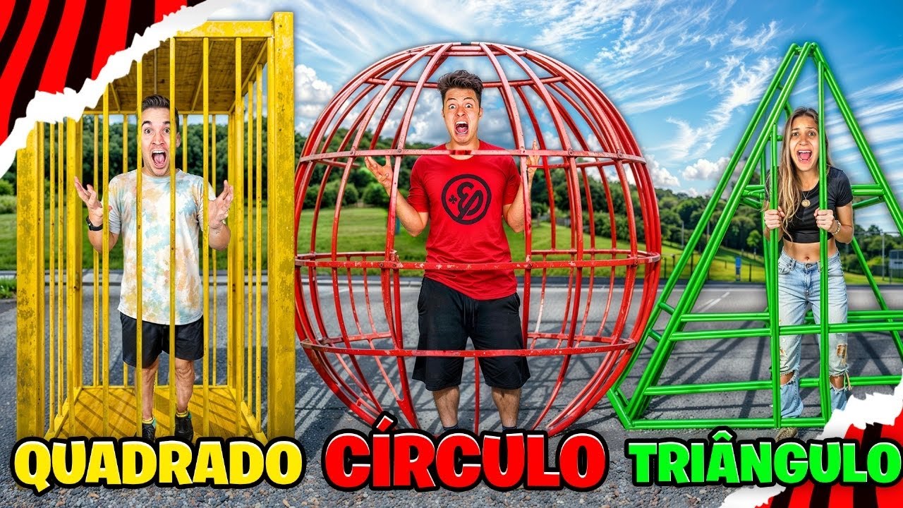 24 HORAS PRESO NO QUADRADO, TRIÂNGULO OU CÍRCULO!