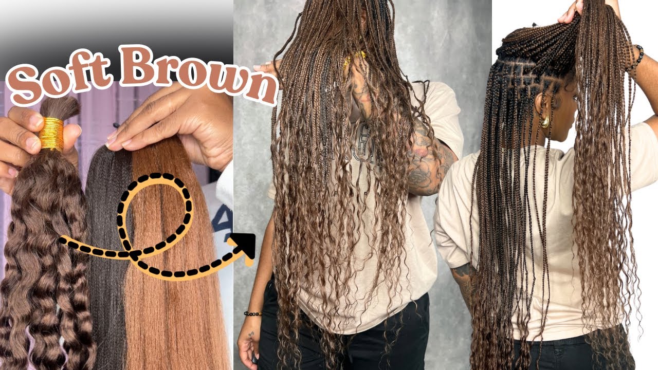 Knotless Box Braids With Curly Human Hair Ends| Soft Curls| Everything You Need To Know! |YWIGS