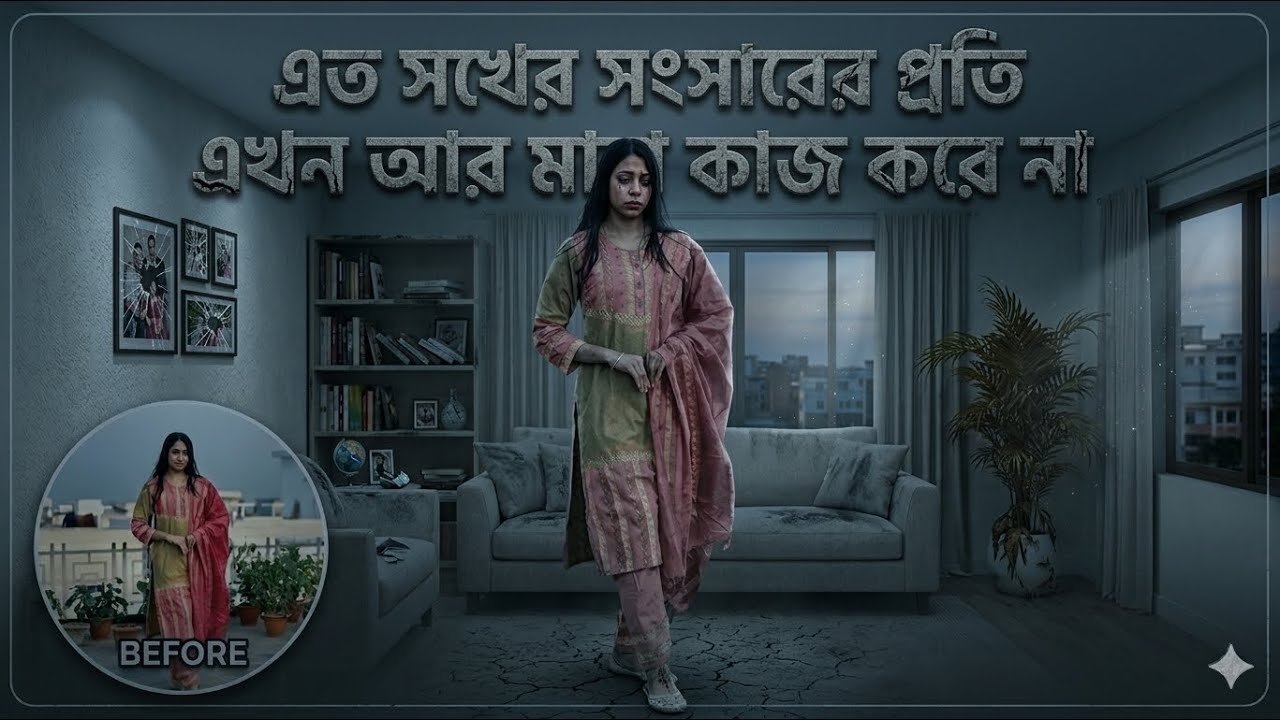 এত সখের সংসারের প্রতি এখন আর মায়া কাজ করে না 😔🥺