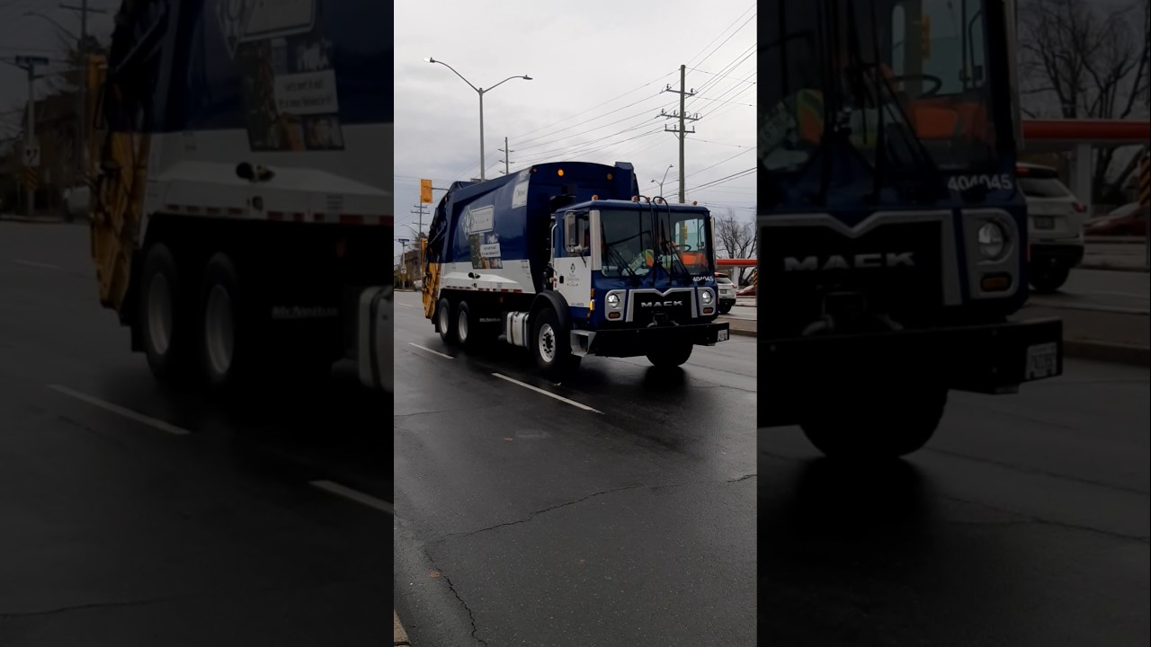 Waste Connections Of Canada Mack Garbage Truck