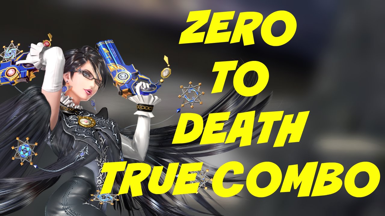 Bayonetta Zero to Death True Combo! - Super Smash Bros 4 (Smash 4)