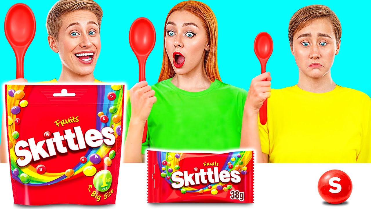 Большая, Средняя или Маленькая Тарелка Челлендж | Секретные Лайфхаки и Гаджеты от Multi DO Best