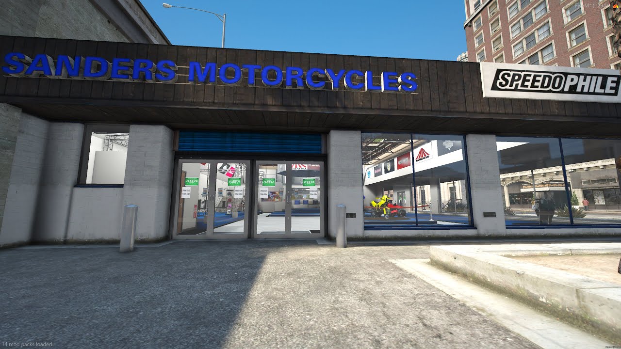Fivem Sanders Motorcycles MLO Interior & map for Roleplay | FiveM Mlo