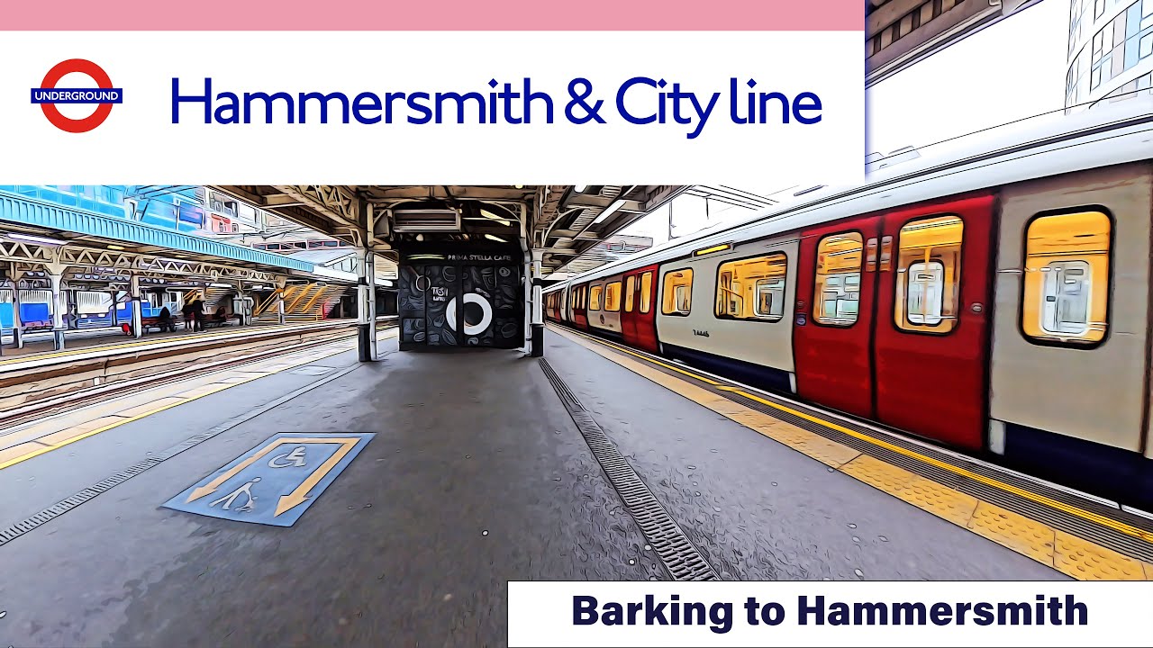 Barking to Hammersmith on the H&C Line – Full Cross-City Journey with Surround Audio