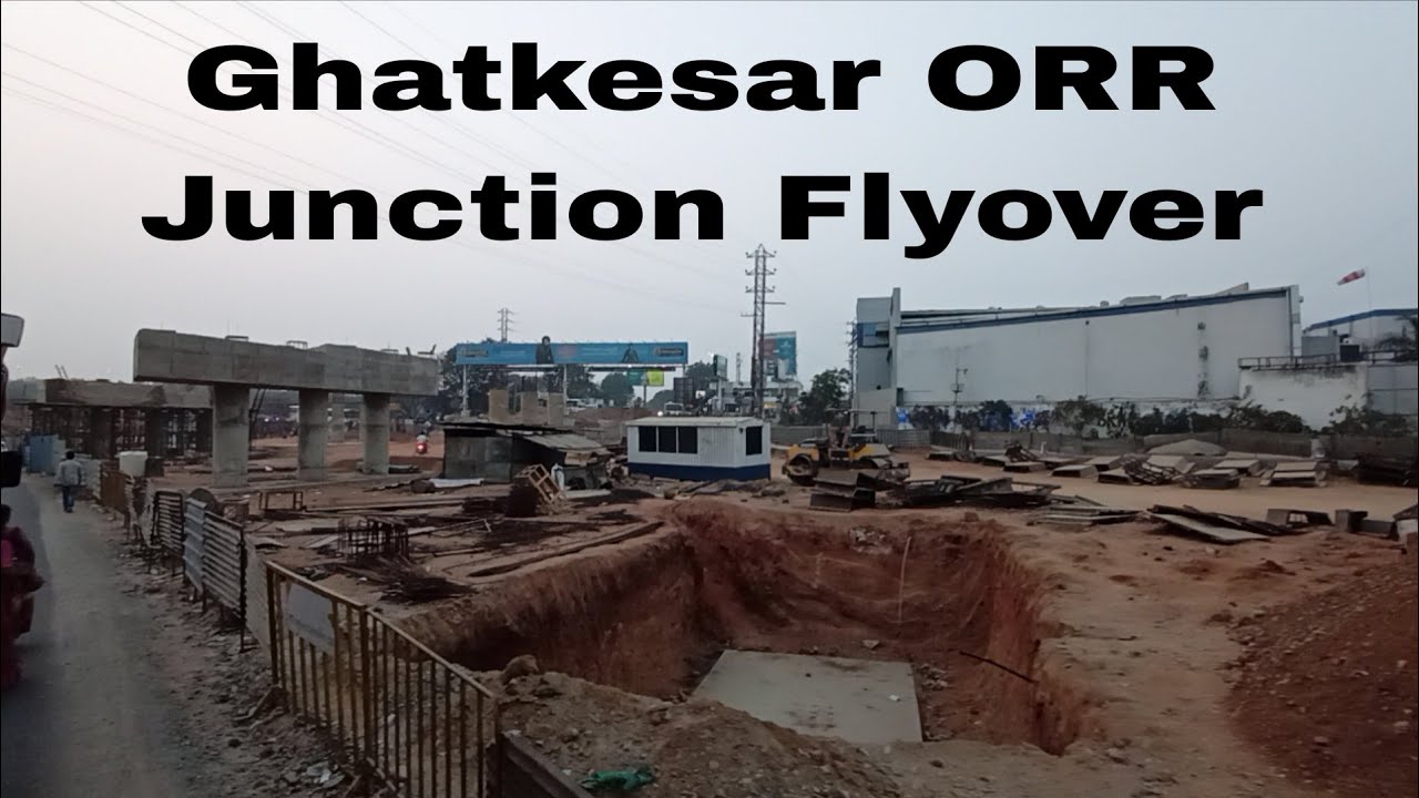 Ghatkesar ORR Junction Flyover: RE Earth wall & ll Feb 2026 Progress 