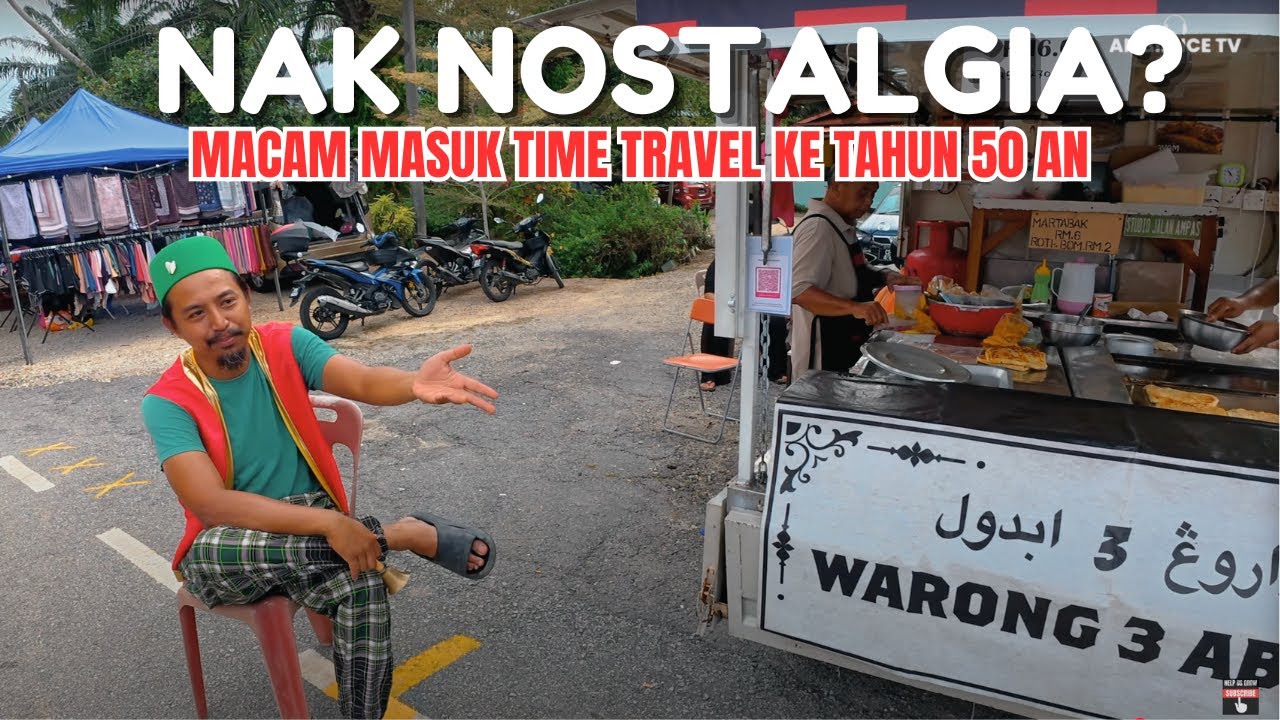 Pasar Nostalgia Sungai Dulang ‼️Peniaga Gaya Zaman P. Ramlee & Pertandingan Kambing Berhias! | ASMR