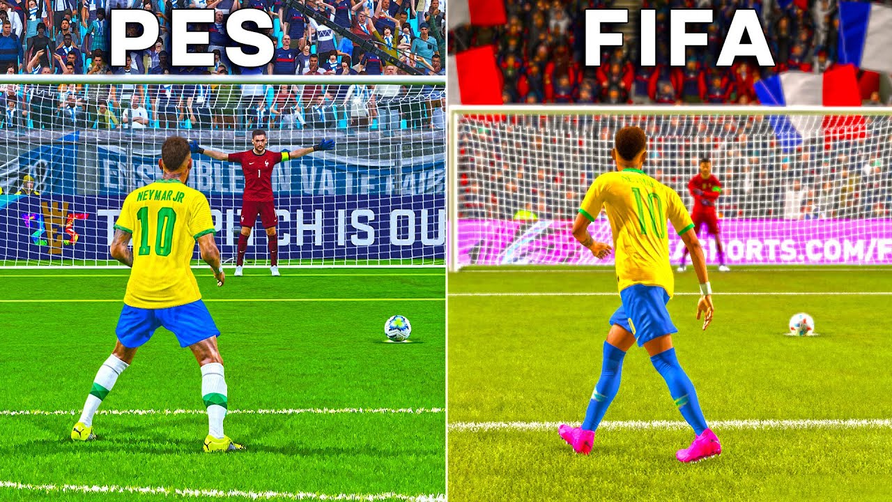 Neymar JR Penalty Kicks | PES vs FIFA From 2011 to 2025
