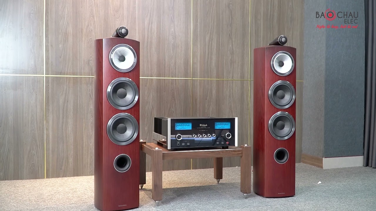 Loa B&W 804 D3 phối hợp hoàn hảo với Amply McIntosh MA8900 Chuẩn âm thanh Hi-End. LH 1900.0255