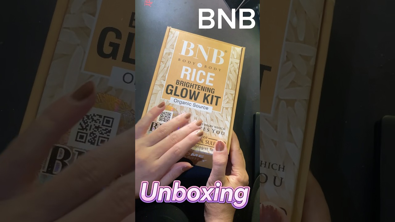 BNB Rice brightening Glow Kit| unboxing of rice kit#bnb #skincare #rice #shortvideo #youtubeshorts e