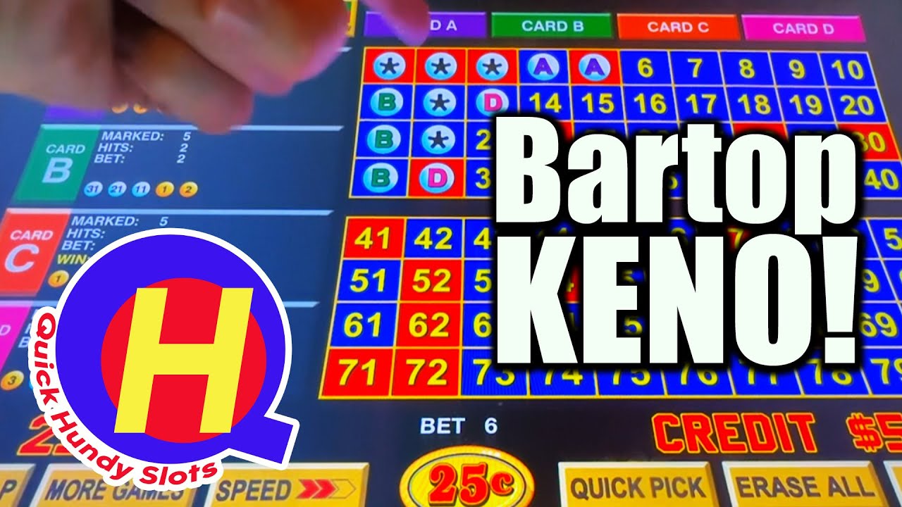 Quick $100 Session on Bellagio Bartop KENO!