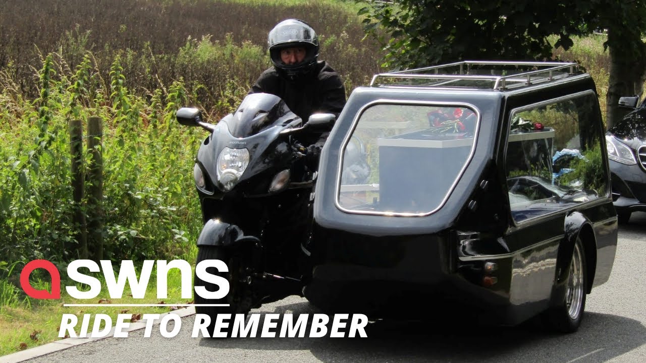 Hundreds of bikers attend funeral of popular 23-year-old mechanic in Horsham, West Sussex | SWNS