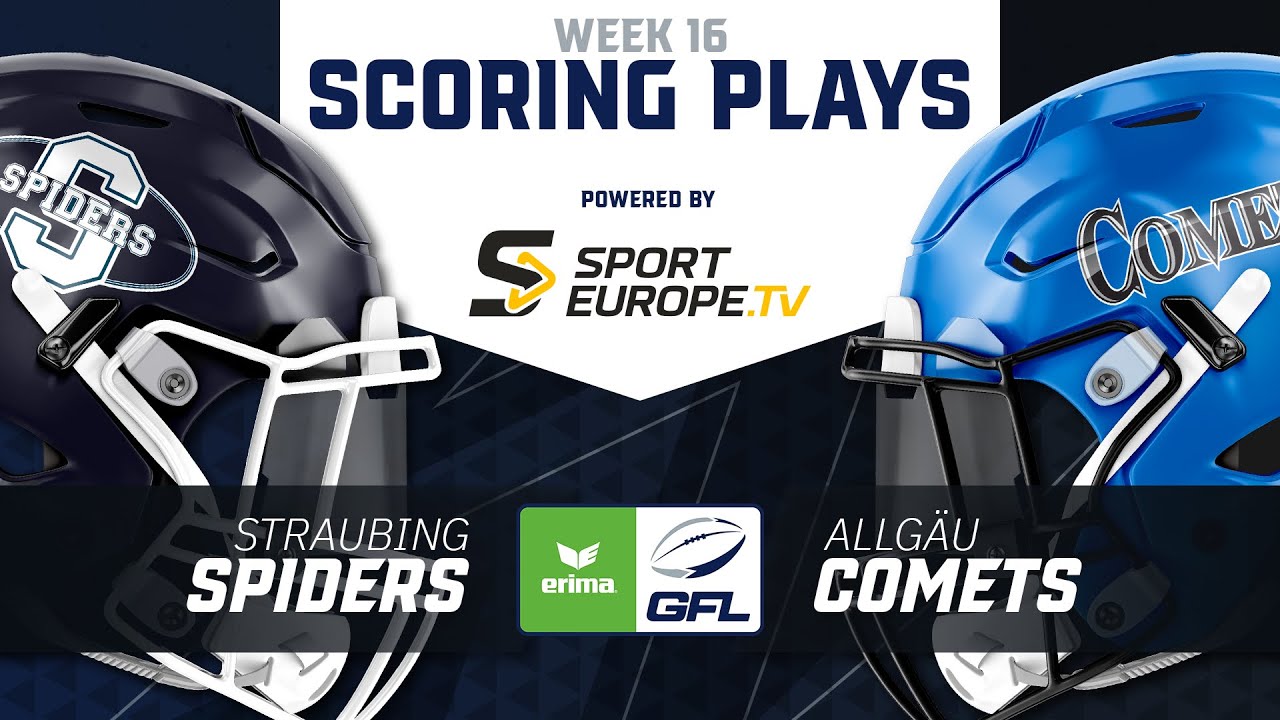 Straubing Spiders vs. Allgäu Comets | Highlights - ERIMA GFL, Week 16 I SDTV