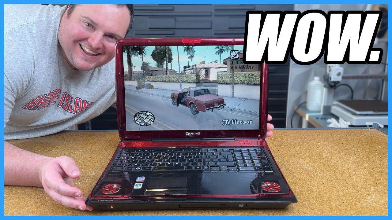 Restoring My Dream Retro Gaming Laptop - Toshiba QOSMIO X305