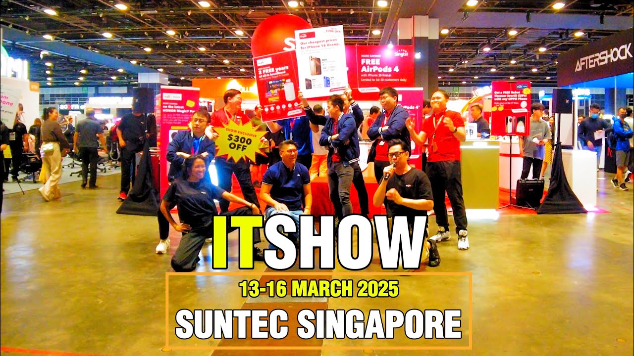 Singapore's Largest Tech Event: IT SHOW 2025 at Suntec City from 13 &ndash; 16 Mar 2025 @ShineWalkingTour