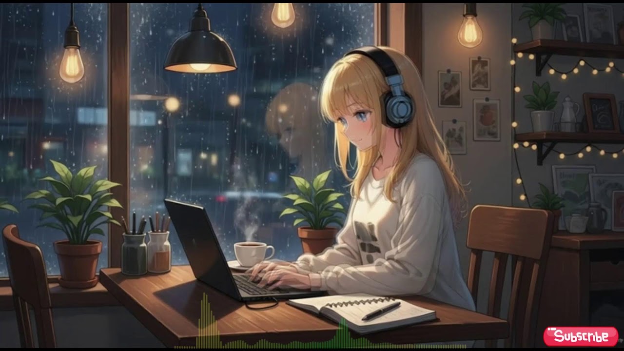 Cozy Cafe Lofi ☕ Study Beats for Focused Nights (24/7 Live)