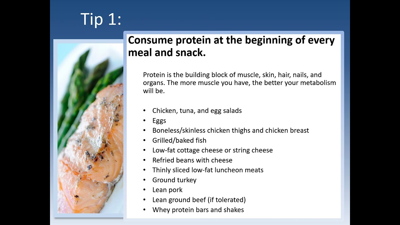 RNY Eating to Succeed with Gastric Bypass