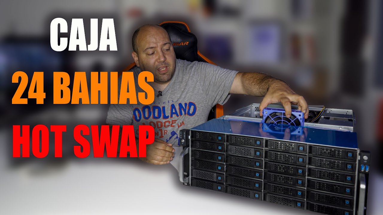 SERVER PROJECT X - EP1 - UNYKAch Servidor Rack Hot Swap 4U  24 BAHÍAS