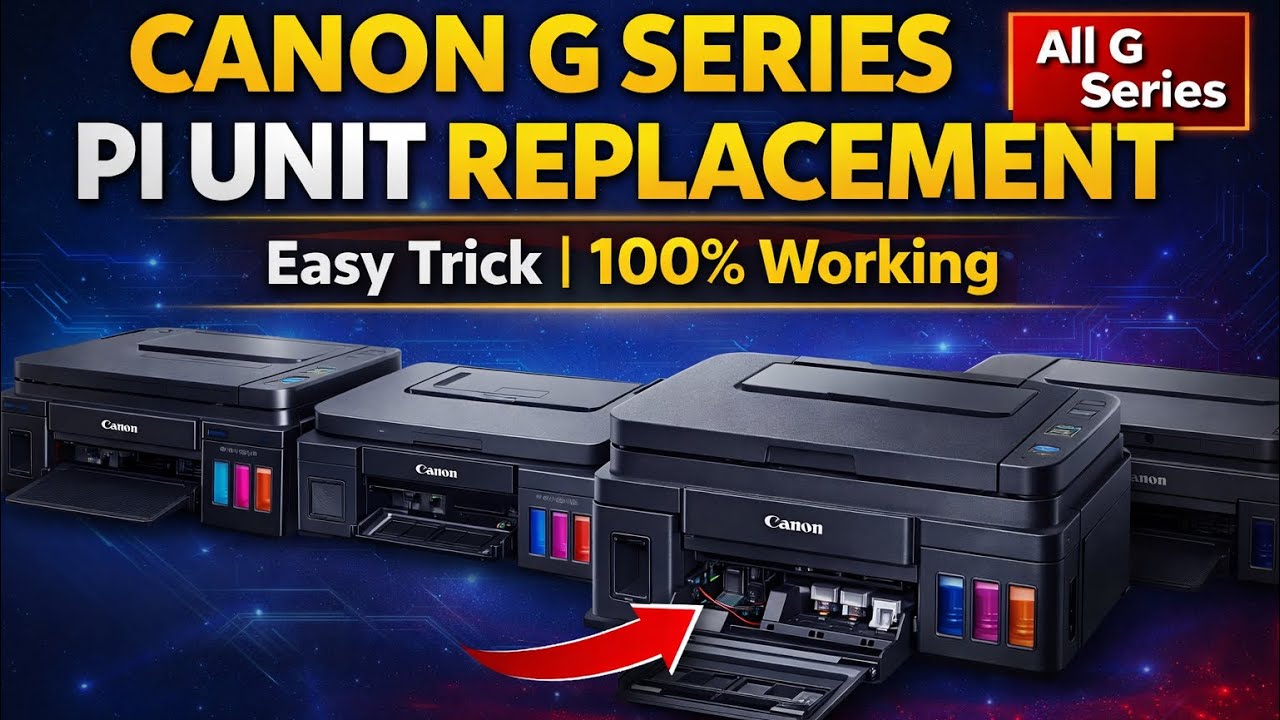 🔥HOW TO REPLACE PAPER PICKUP ASSEMBLY IN CANON G2010 AND ALL CANON G SERIES MODELS PRINTER 🔥