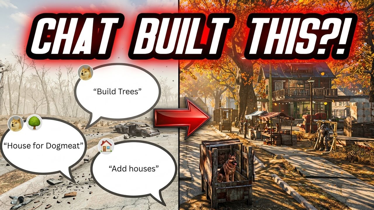Chat Controls My Fallout 4 Settlement (LIVE)
