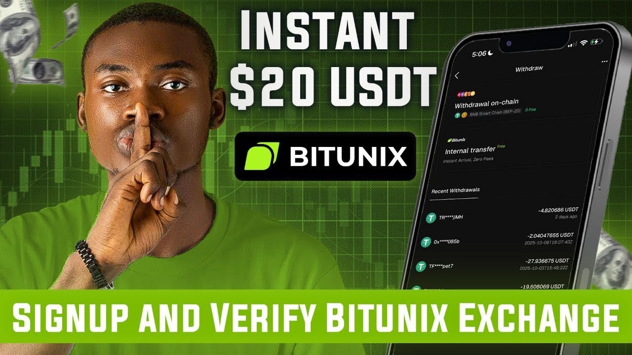 How To Signup on Bitunix and Claim Instant $20 USDT (New Bitunix Welcome Bonus 2025)
