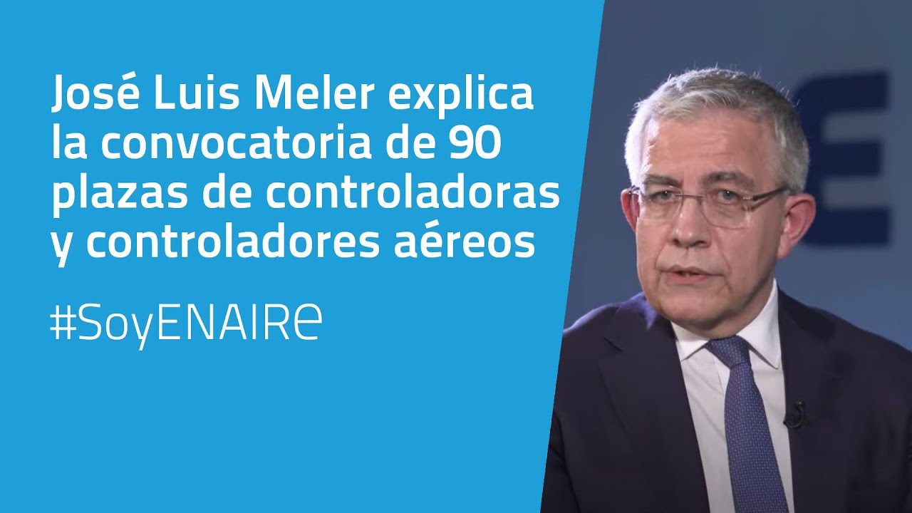 José Luis Meler explica la convocatoria de 90 plazas de controladoras y controladores aéreos