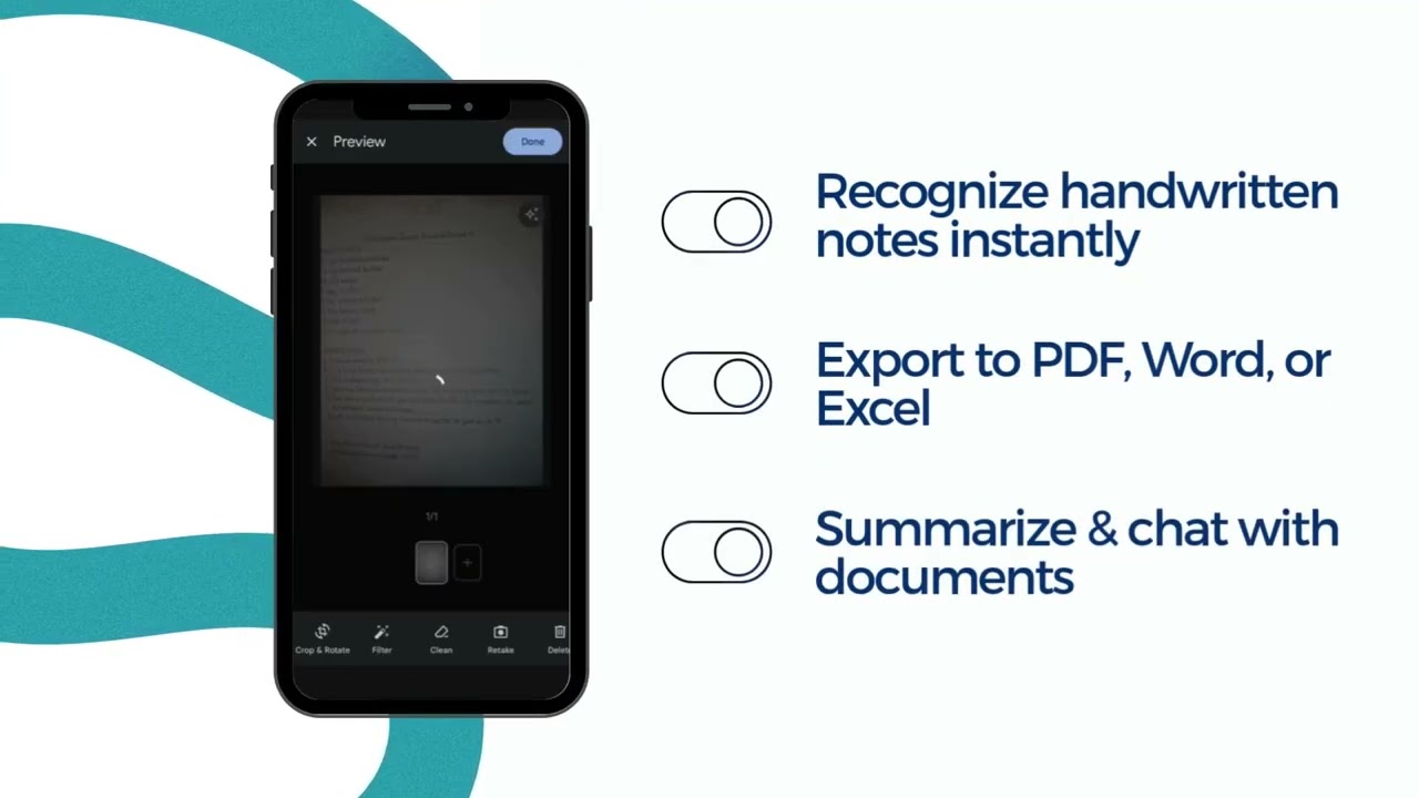 Scan Handwriting to Editable Text in Seconds ✍️ | AI OCR Magic on Your Phone!