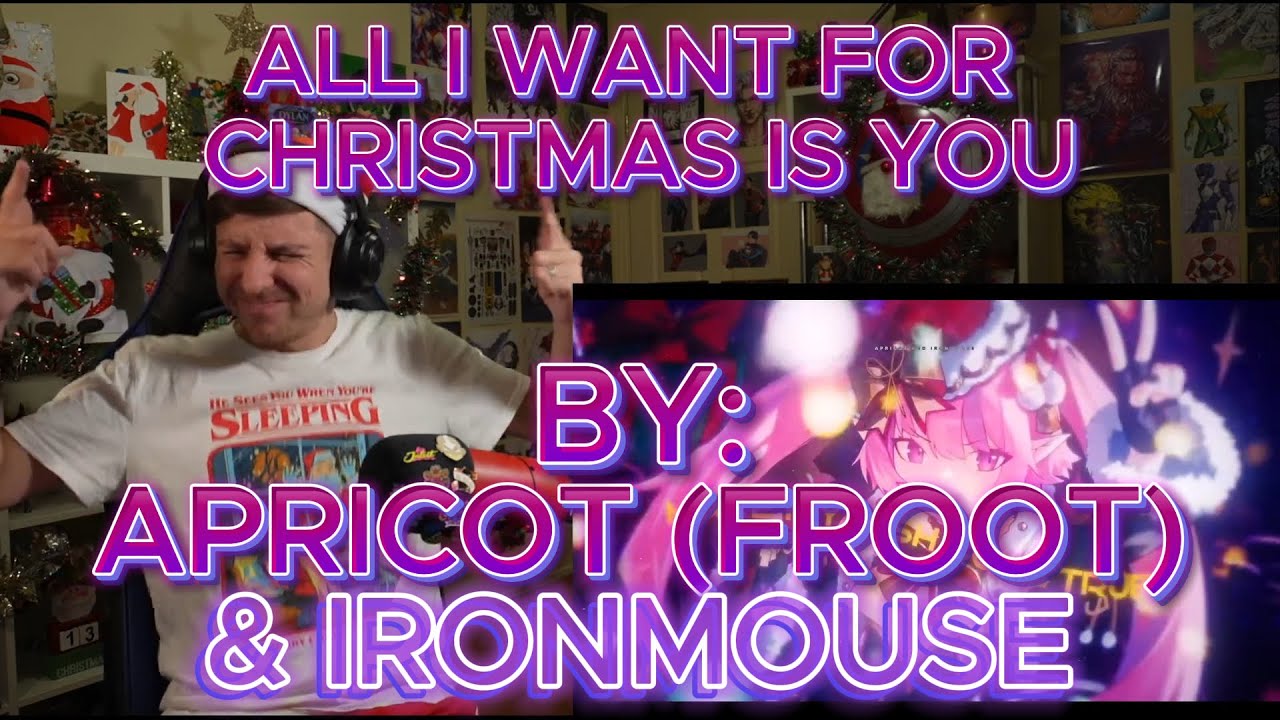 THEY SOUND GREAT TOGETHER!!! Blind reaction to Apricot X Ironmouse - All I Want For Christmas Is You