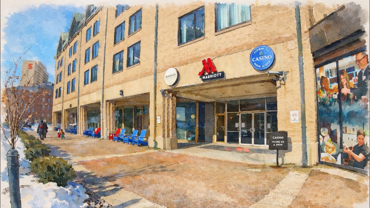 Halifax: Walking to the Marriott Harbourfront Hotel