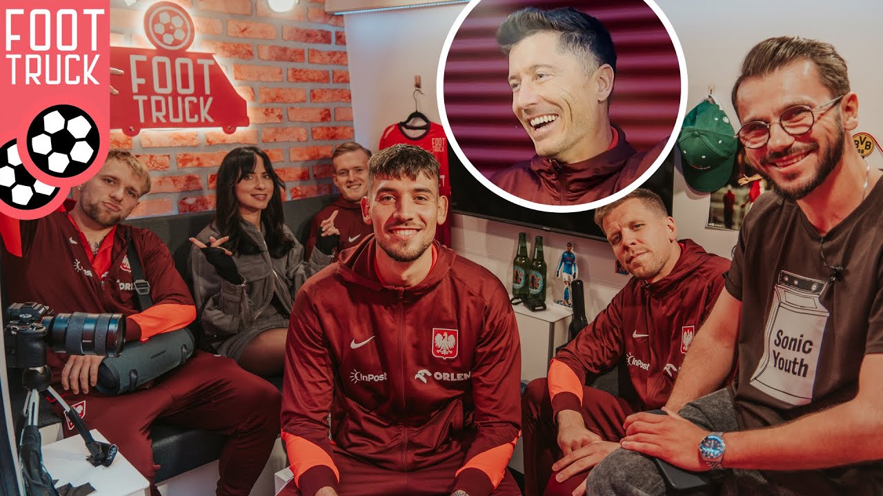 ŚWIDERSKI, LEWANDOWSKI, SZCZĘSNY, PUCHACZ I MODER ZROBILI SHOW W FOOT TRUCKU