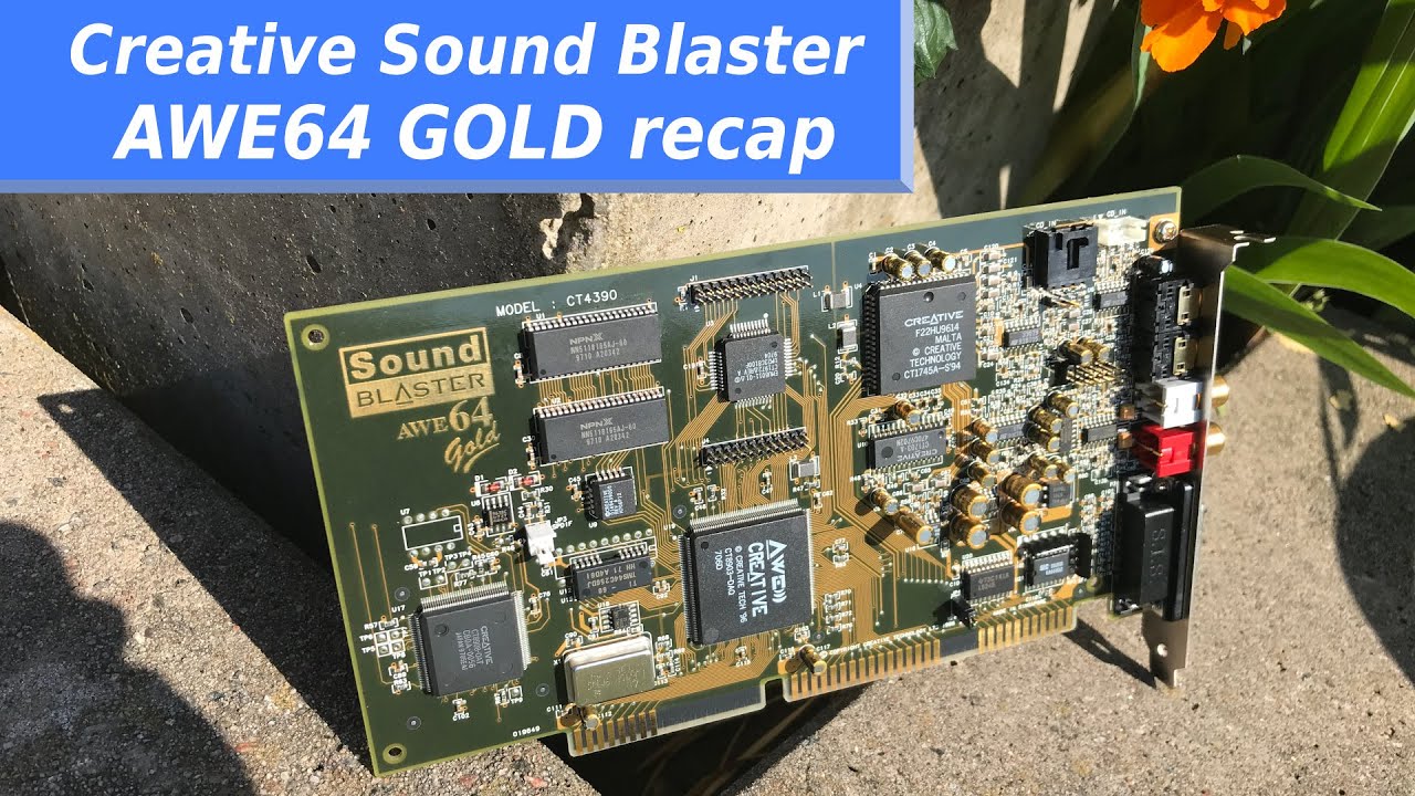 Creative Sound Blaster AWE64 GOLD recap