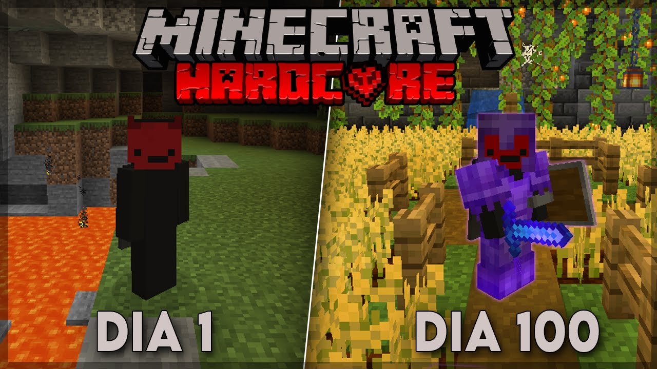 100 DIAS EM UM MUNDO SÓ DE CAVERNAS NO MINECRAFT HARDCORE (1.17.1)