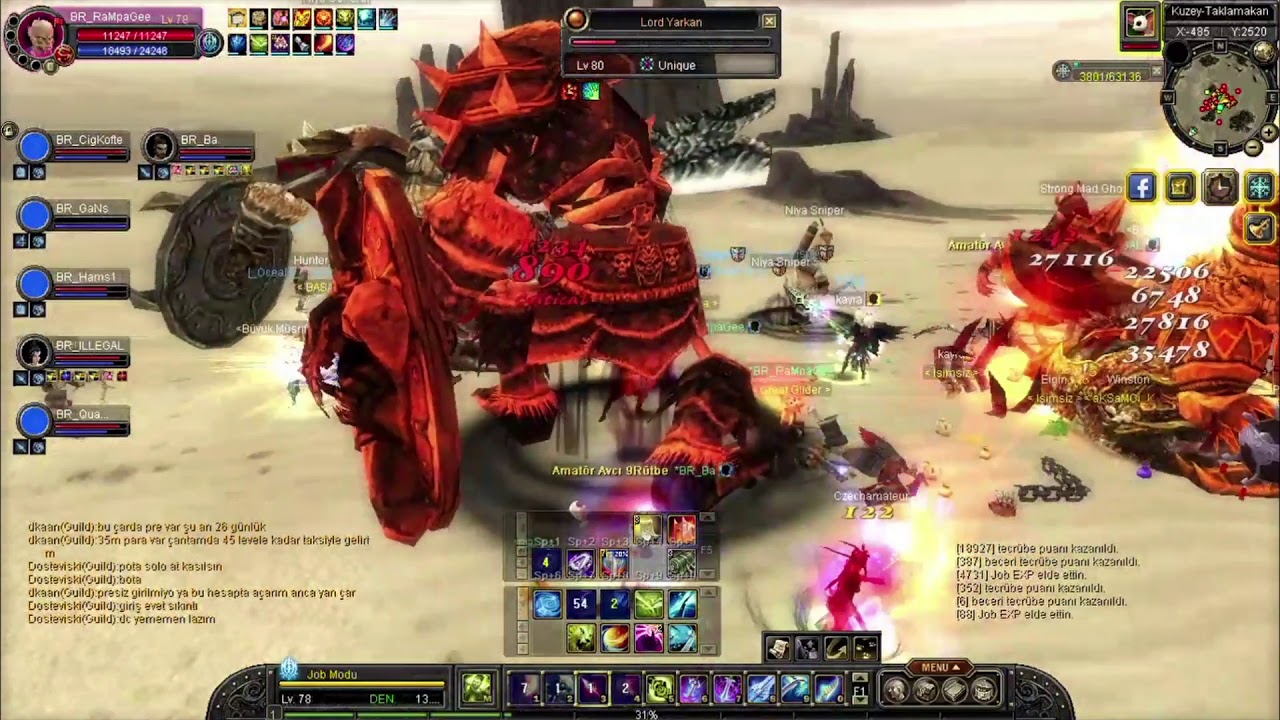 BrotherS Guild Killed Lord Yarkan #trsro #myra #silkroad