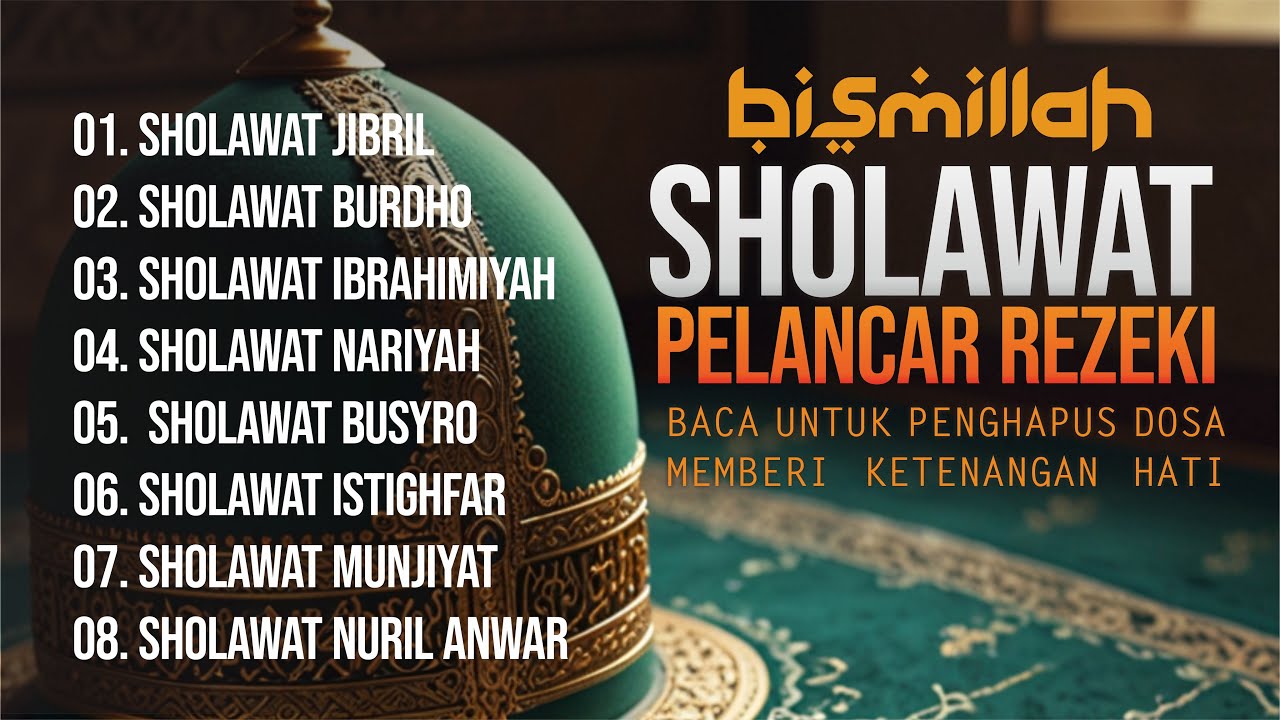PUTAR PAGI INI !! Sholawat Jibril Pengabul Hajat,Mendatangkan Rezeki, Penghapus Dosa,syafaat